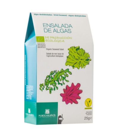 Ensalada de Algas deshidratada Eco Vegan 25g Porto Muiños