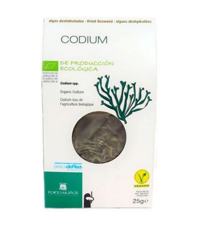 Algas Codium deshidratadas Eco Vegan 25g Porto Muiños