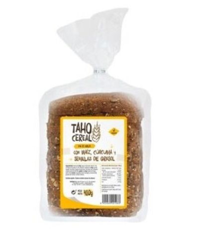 Pan de Molde con Maiz, Curcuma y Semillas de Girasol Vegan 400g Taho Cereal