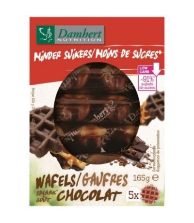 Wafels de Chocolate con Tagatosa 5waffels Damhert
