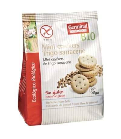 Mini Crackers Trigo Sarraceno SinGluten Bio Vegan 100g Germinal
