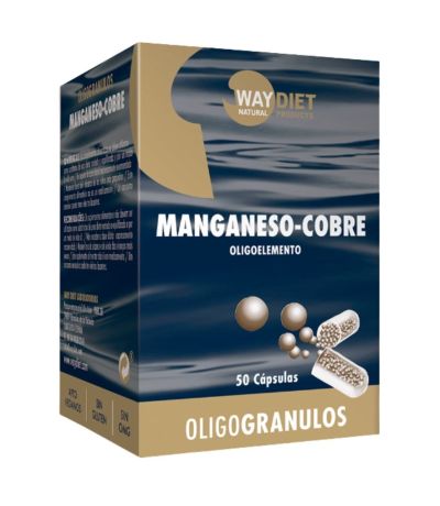 Oligogranulos Manganeso Cobre 50caps Way Diet