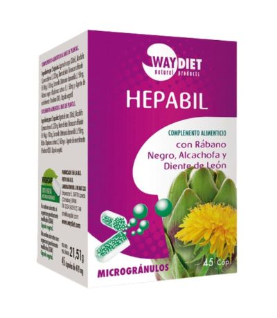 Phytocomplex Hepabil 45caps Way Diet