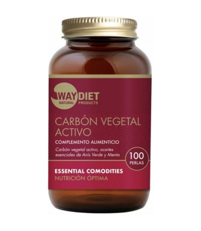 Carbon Activo Vegetal 100 Perlas Way Diet