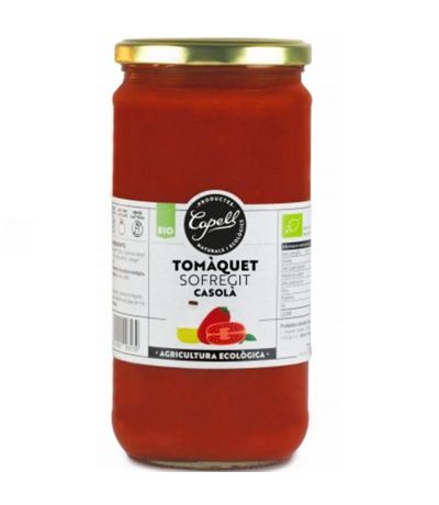 Tomate Frito Casero SinGluten Bio Vegan 700g Capell