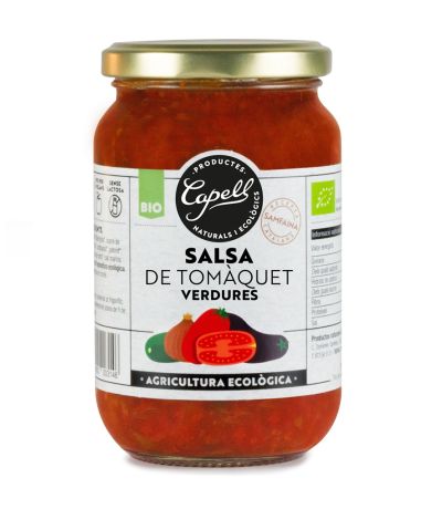 Salsa de Tomate con Hortalizas-Samfaina Eco 350g Capell