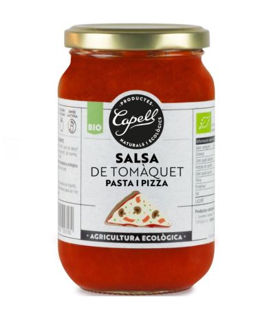 Salsa de Tomate para Pasta y Pizza Eco Vegan 350g Capell