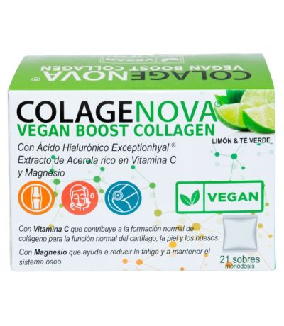Colagenova Vegan Boost Te Verde Limon 21sobres Vaminter