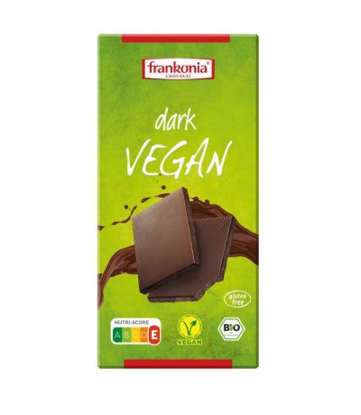 Chocolate Alternativo Leche SinGluten Bio Vegan 100g Frankonia