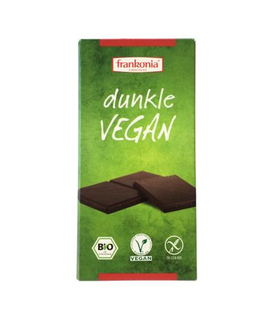 Chocolate Negro SinGluten Bio Vegan 100g Frankonia