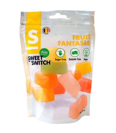 Golosinas Fruit Fantasia SinAzucar Vegan 100g Sweet Switch