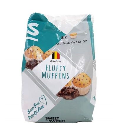 Fluffy Muffins con Pepitas de Chocolate SinAzucar 256g Sweet Switch