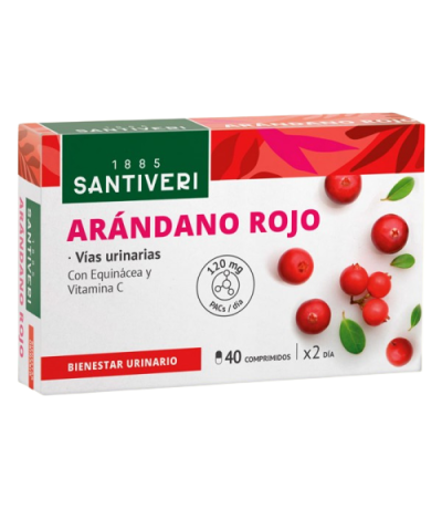 Arandanos Rojos SinGluten Vegan 40comp Santiveri
