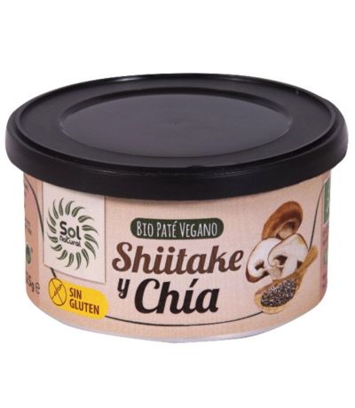 Pate de Shiitake y Chia SinGluten Bio Vegan 125g Solnatural