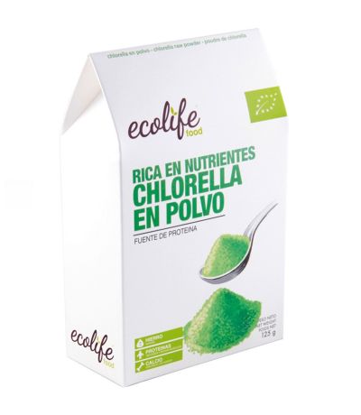 Clorella Polvo Bio 125g Ecolife Food
