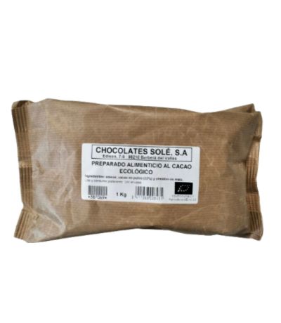Preparado Alimenticio al Cacao Eco 1Kg Chocolates Sole