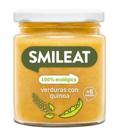 Potito de Verduras con Quinoa 6M SinGluten Eco 230g Smileat