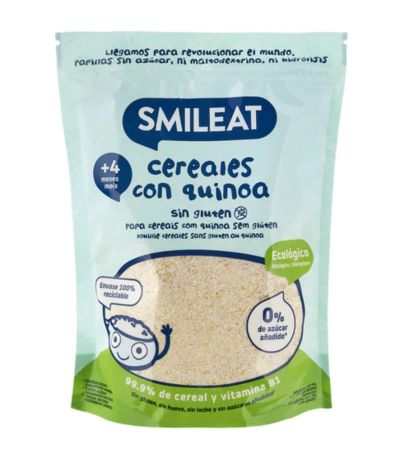 Papilla de Cereales con Quinoa 4M SinGluten Eco 200g Smileat