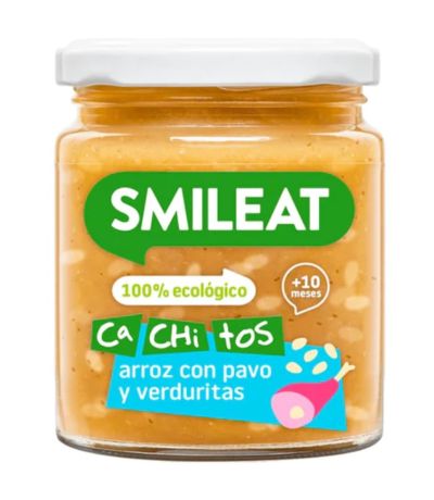 Potito Cachitos Arroz Pavo y Verduras 10M SinGluten Eco 230g Smileat