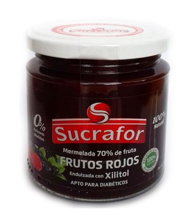 Mermelada Frutos Rojos SinGluten Vegan 260g Sucrafor