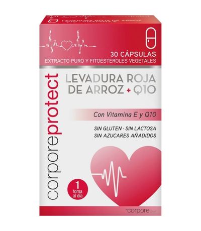 Levadura Roja Arroz Q10 30caps Corpore Protect