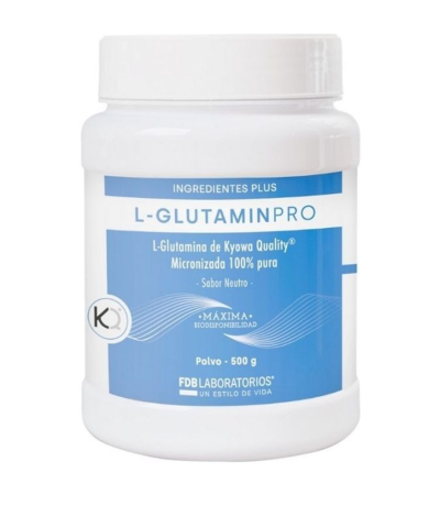 L-Glutamin Pro Polvo SinGluten Vegan 500g FDB Laboratorios