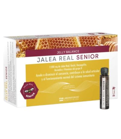 Jalea Real Senior SinGluten 20 viales Fbd Laboratorios