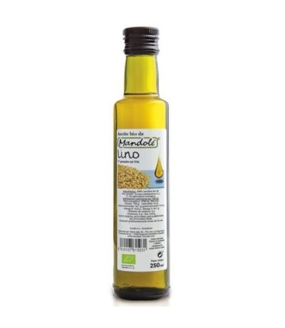 Aceite de Lino Dorado Bio 250ml. Mandole
