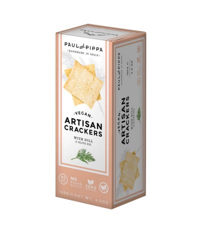 Artisan Crackers con Eneldo Vegan 100g Paul  Pippa