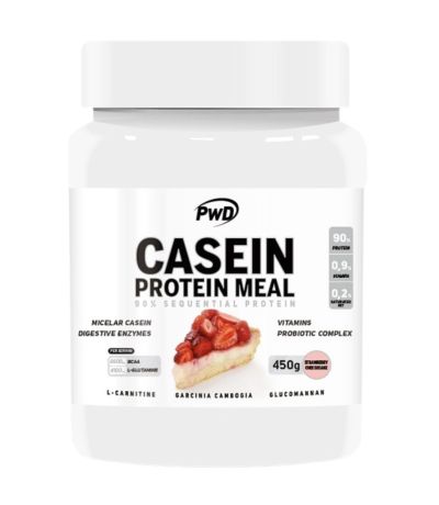 Casein Protein Meal Tarta Queso y Fresa 450g PWD
