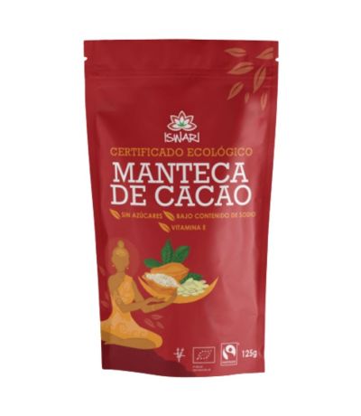Manteca de Cacao SinGluten Bio Vegan 125g Iswari