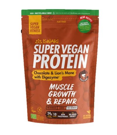SVF Super Vegan Protein Chocolate y Lion´s Mane Bio 400g Iswari
