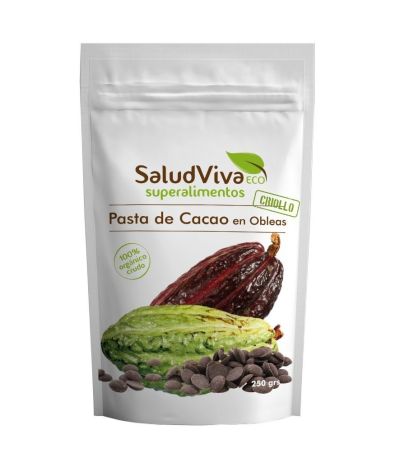 Pasta de Cacao en Obleas Eco 250g Salud Viva
