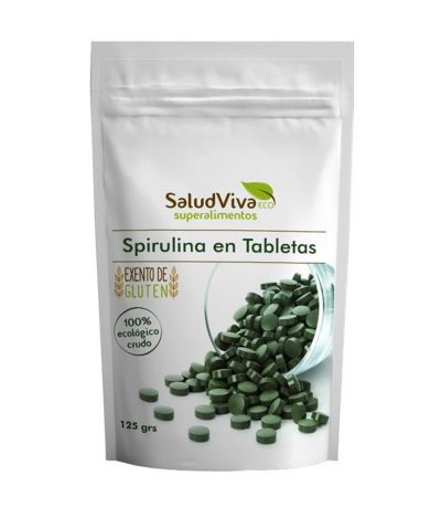 Espirulina SinGluten Eco Vegan 260comp Salud Viva