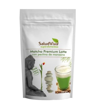 Matcha Premium Latte con Pectina de Manzana Eco Vegan 250g Salud Viva