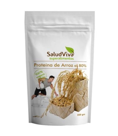 Proteina Arroz 80 Bio SinGluten Bio Vegan 250g Salud Viva