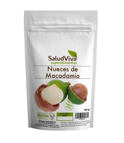 Nueces de Macadamia Eco 200g Salud Viva