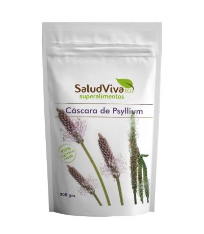 Cascara de Psyllium SinGluten Bio Vegan 200g Salud Viva