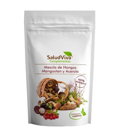 Mezcla Hongos Mangostan Acerola Eco 125g Salud Viva