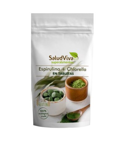 Chlorella Spirulina Tabletas Eco 125g Salud Viva