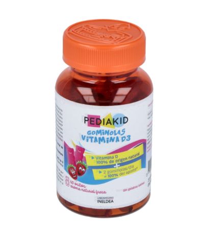 Pediakid Gominolas Vitamina D3 60 gominolas Ineldea