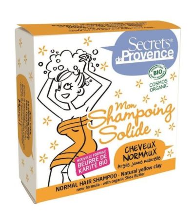 Champu Solido para Cabello Normal Bio Vegan 1ud Secrets de Provence