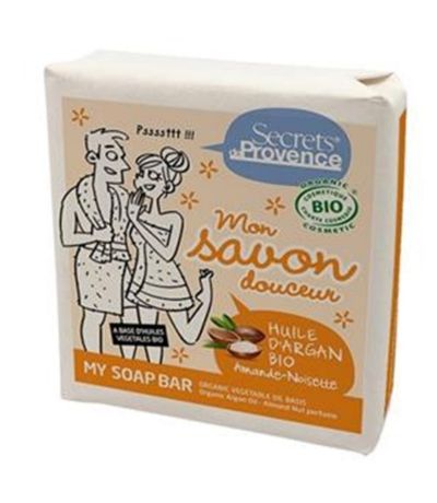Jabon en Pastilla Aceite de Argan Bio 100g Secrets de Provence