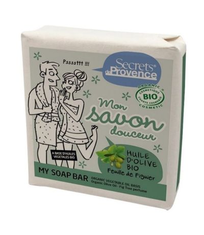 Pastilla Jabon Aceite de Oliva Fig Tree Bio 100g Secrets de Provence