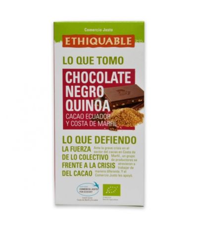 Chocolate Negro Quinoa Bio 100g Ethiquable