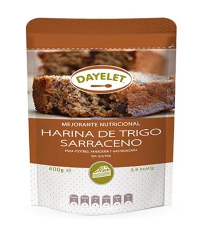 Harina de Trigo Sarraceno SinGluten Vegan 400g Dayelet