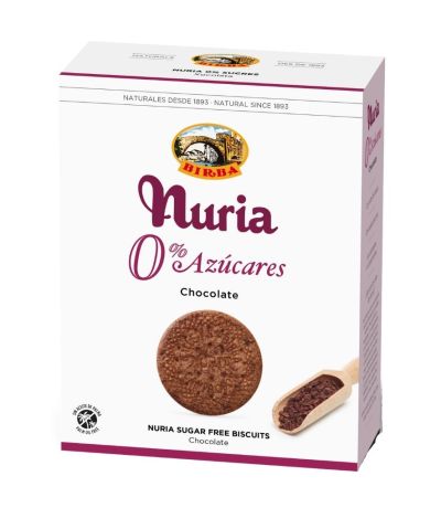 Galletas con Nibs de Chocolate SinAzucar 405g Nuria