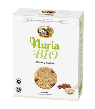 Galletas de Pasas y Quinoa Bio Vegan 280g Nuria