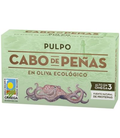 Pulpo en Aceite de Oliva Eco 111g Cabo De Peñas