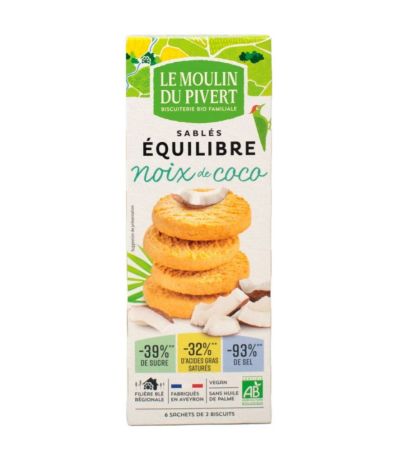 Galletas Equilibrio Coco Bio Vegan 150g Le Moulin De Pivert